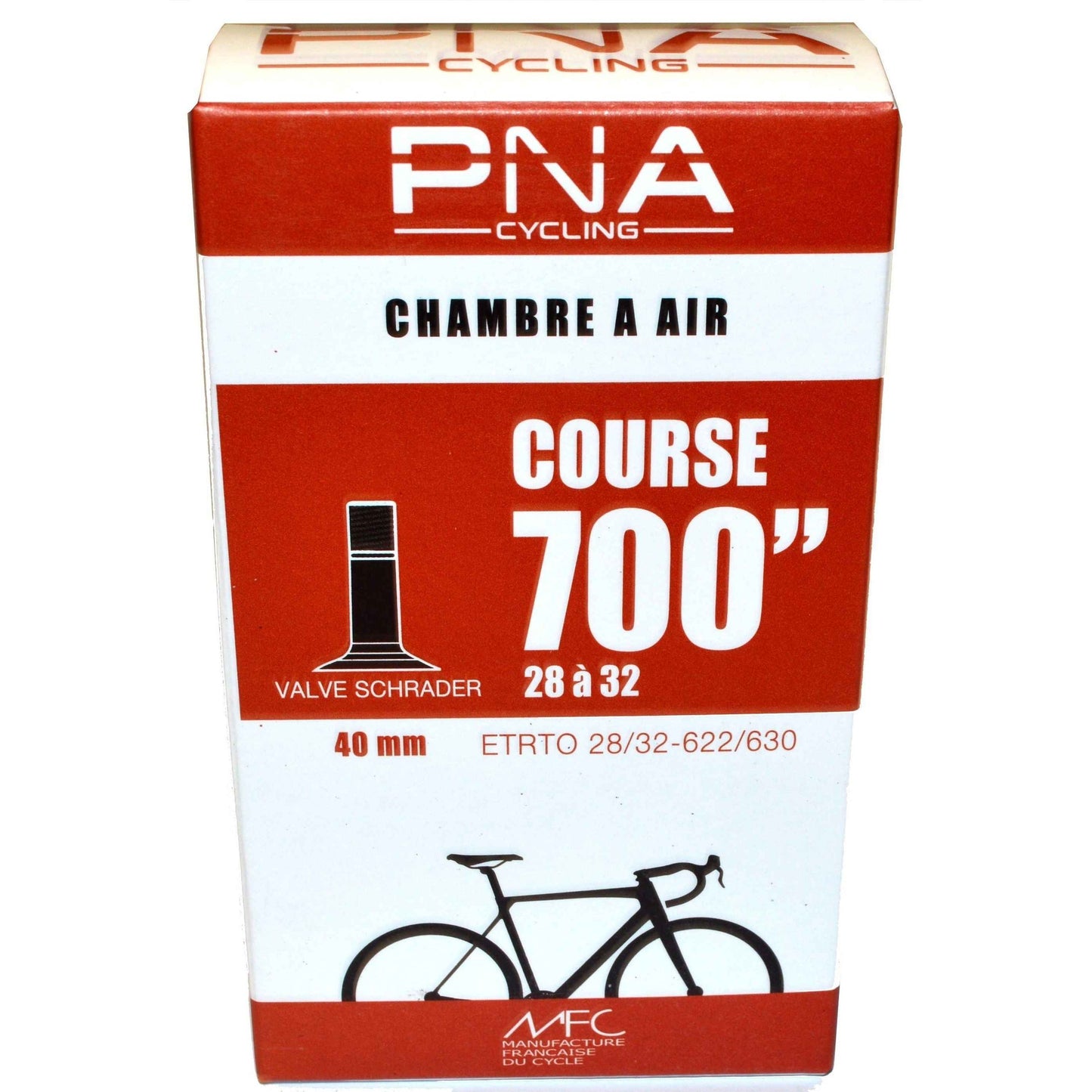 Chambre à air Route / Course PNA 700x 28/32 Schrader 40mm