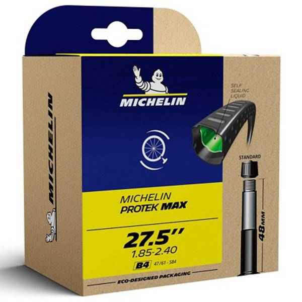 Michelin Protek Max B6 Chambre À Air 27.5x2.45-3.00" 48mm Noir