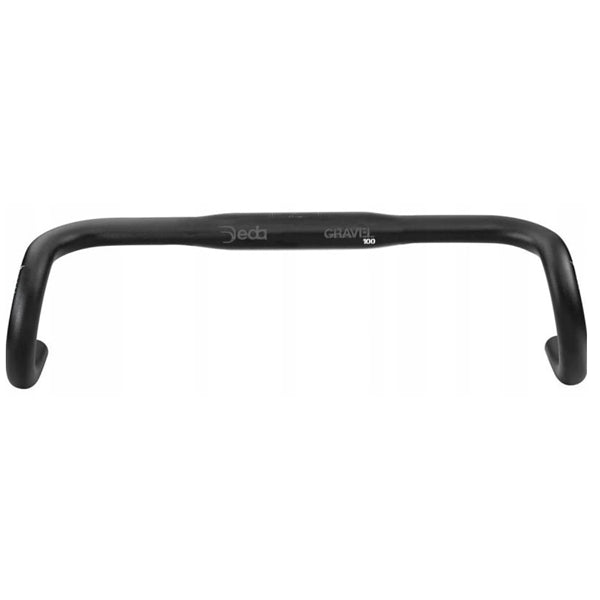 Cintre DEDA GRAVEL 100 alu 6061 RHM 12° 44cm BOB FINISH