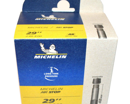 Chambre à air MICHELIN 29+"X2.45-3.00 (47/61X622) SCHRADER 48 mm "AIRSTOP" A6