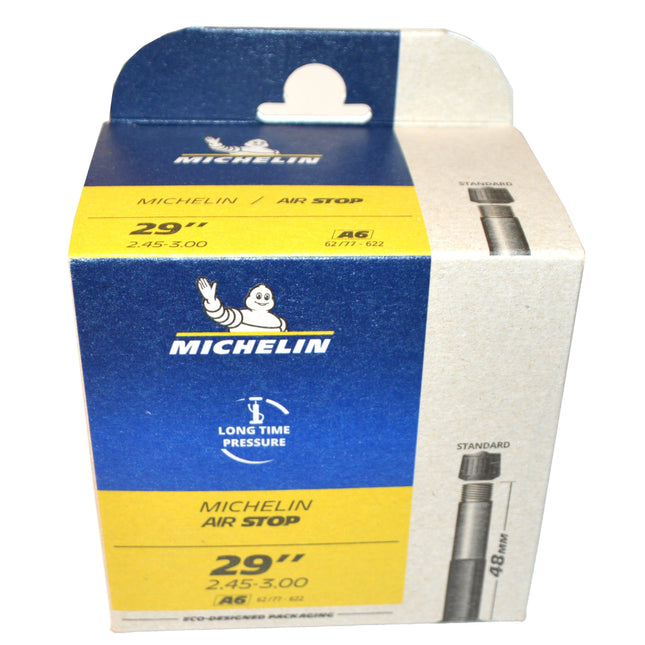 Chambre à air MICHELIN 29+"X2.45-3.00 (47/61X622) SCHRADER 48 mm "AIRSTOP" A6