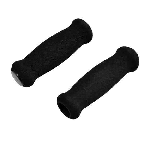 Paire Poignées Vélo Optimiz 115mm Noir avec bouchon