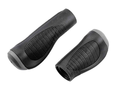 Poignées Vélo Optimiz 126 / 92mm Ergonomique Noir / Gris