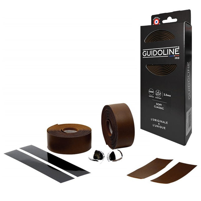 GUIDOLINE VELOX CLASSIC MARRON - ASPECT CUIR - MEDIUM E.2.5mm - POLYURETHANE