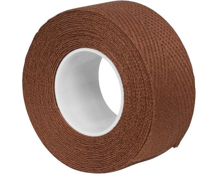 Guidoline Velox Tressostar 90 Marron x2 + 2 bouchons vélo vintage coton