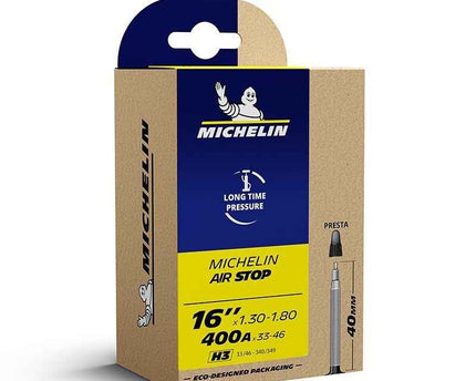 CHAMBRE à air vélo 400A 16 x 1.30-1.80 MICHELIN H3 VALVE PRESTA 36mm