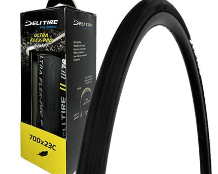 Pneu 700x23 Deli Tire Noir Ultra flex Pro vélo route
