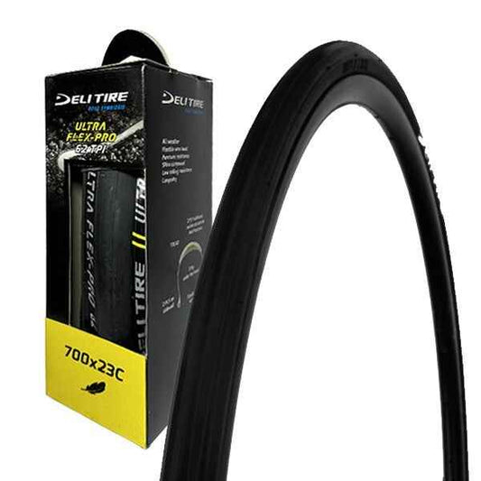 Pneu 700x23 Deli Tire Noir Ultra flex Pro vélo route