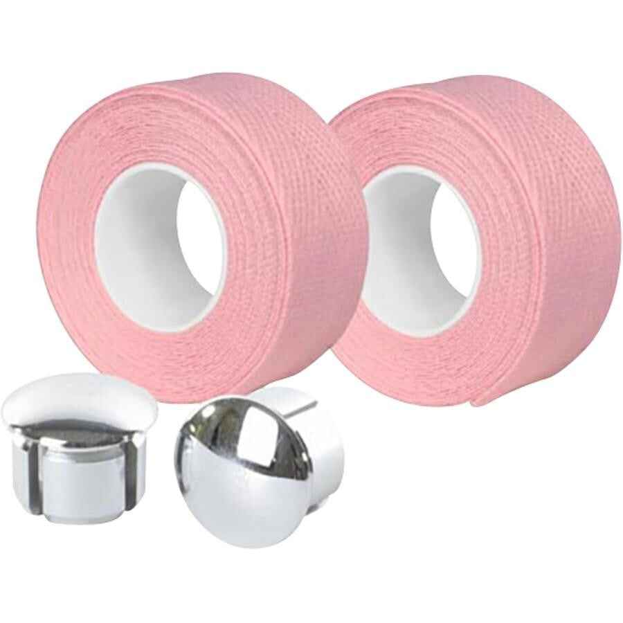 Ruban de Guidon / Guidoline Velox Tressostar 90 Rose Pastel vélo coton