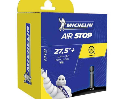 CHAMBRE à air vélo 27.5 pouces x 2.40-3.00 MICHELIN B6 VALVE STANDARD 34mm
