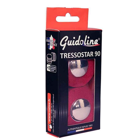 Guidoline Velox Tressostar 90 Rouge vélo Ruban de Guidon coton