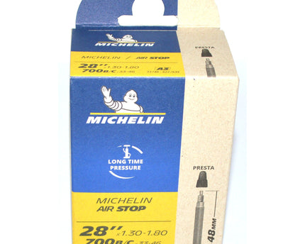 Chambre à air MICHELIN 28"X1.30-1.80 - 700x33/46 PRESTA 48 mm "AIRSTOP" A3 33/46-622/635