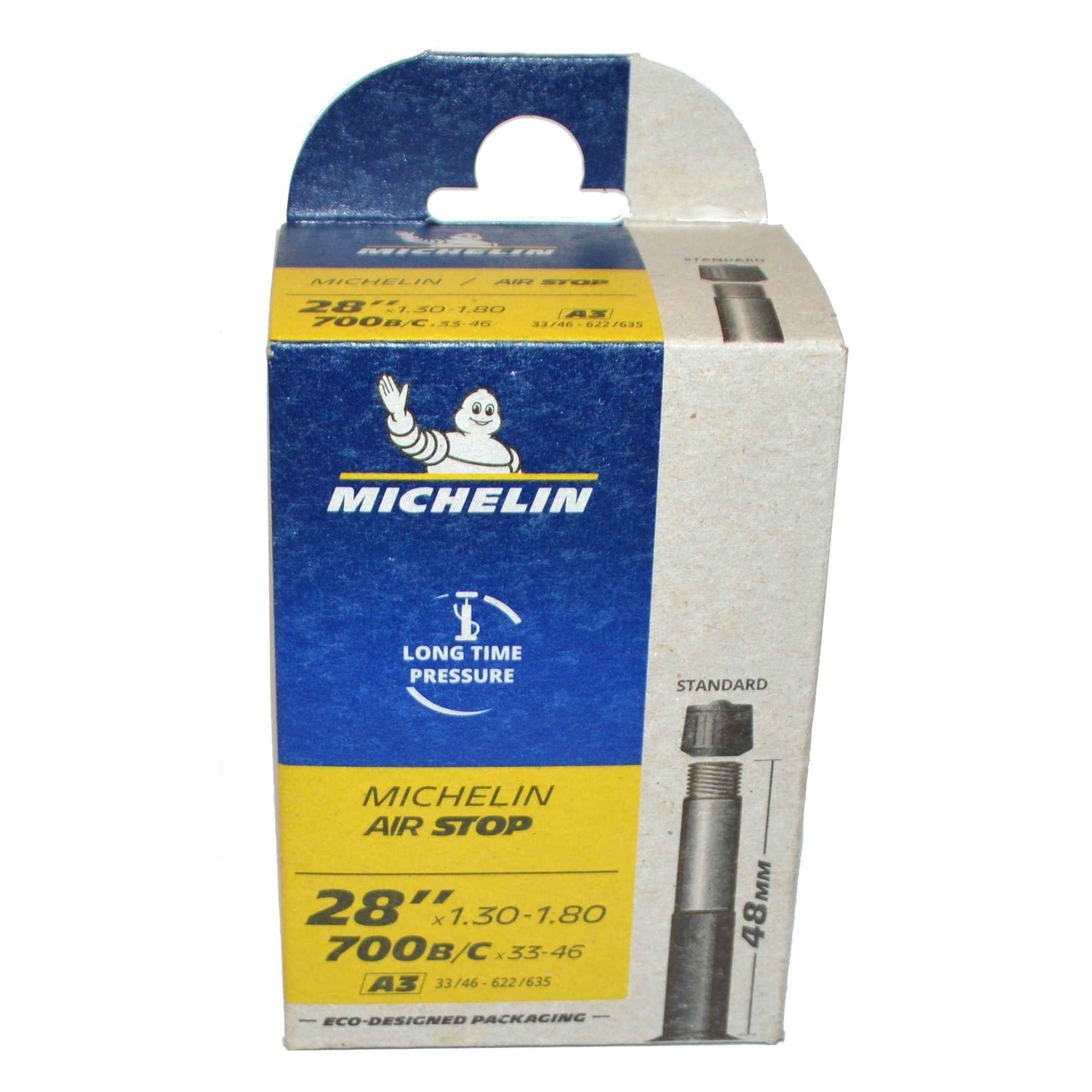 Chambre à air MICHELIN 700X33-46 (33/46-622/635) SCHRADER 48 mm "AIRSTOP" A3