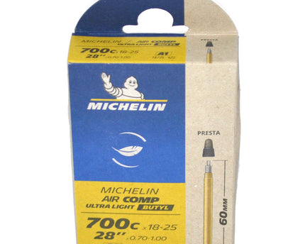 Chambre à air MICHELIN 700X 18-25C (18/25-622) AIR COMP ULTRALIGHT A1