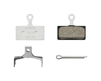 Plaquettes de frein SHIMANO G05A-RX avec ressort (paire)