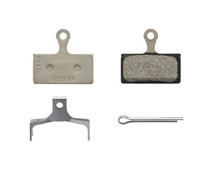Plaquettes de frein SHIMANO G05S-RX avec ressort (paire)