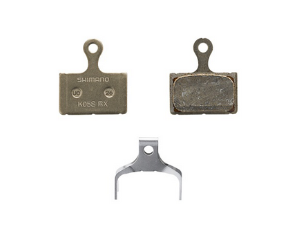 Plaquettes de frein SHIMANO K05S-RX avec ressort (paire)