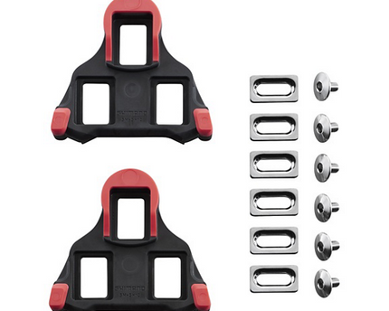 Cales SHIMANO SPD-SL SH10 0° Rouge