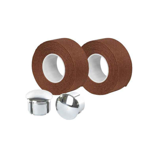 Guidoline Velox Tressostar 90 Marron x2 + 2 bouchons coton