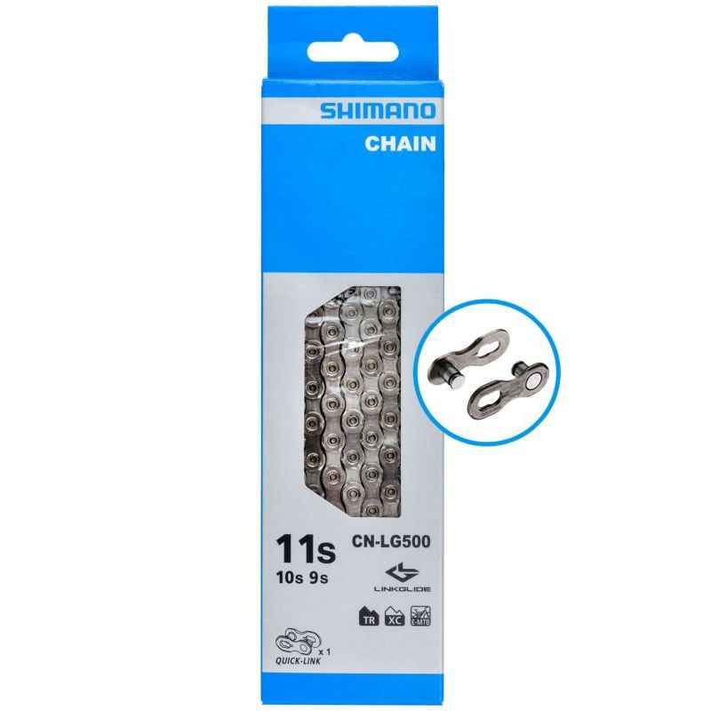 Chaîne SHIMANO CN-LG500 10/11 vitesses 116 maillons