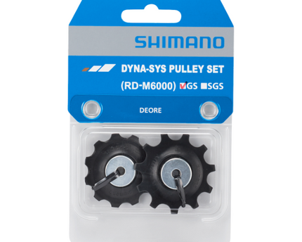 Galets de dérailleur arrière SHIMANO RD M6000 GS (paire)