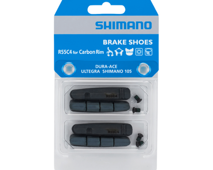 Patins de freins SHIMANO R55C4 Jante Carbone (2 paires)