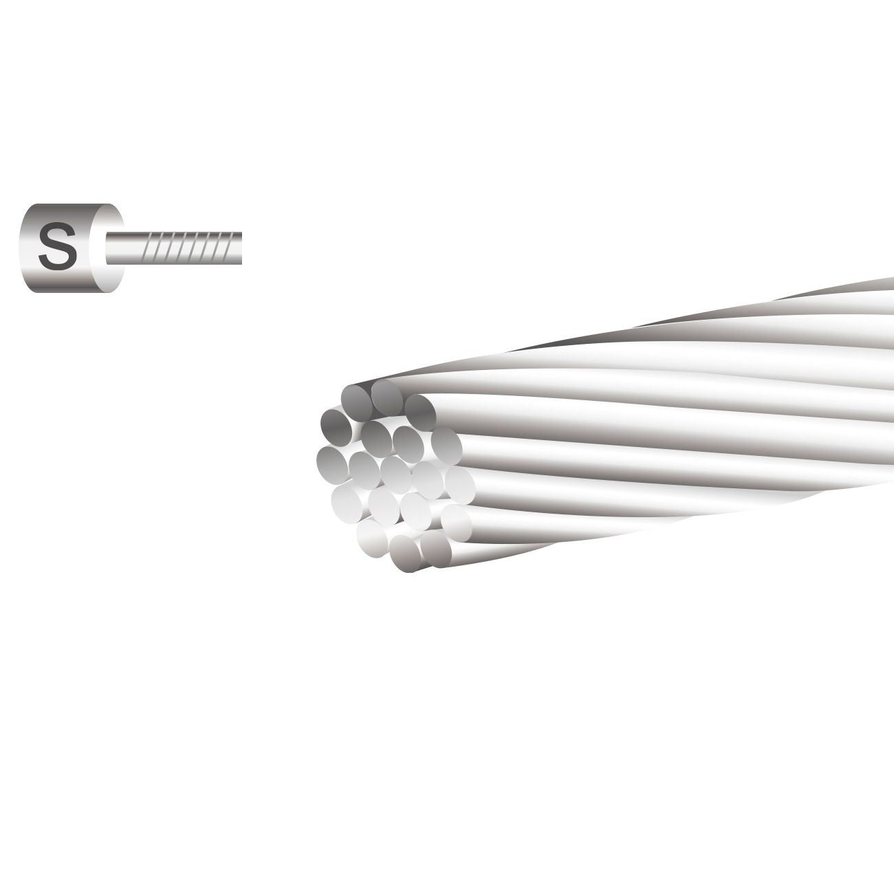 Câble de dérailleur Route ICESTOP INOX 1,1x2100mm SHIMANO/SRAM