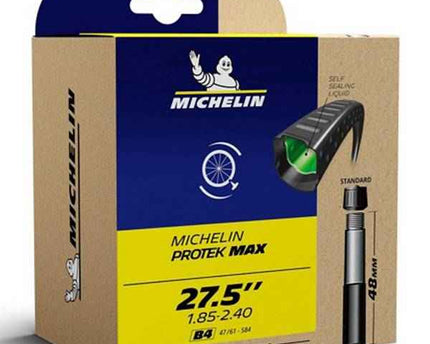 Michelin Protek Max B6 Chambre À Air 27.5x2.45-3.00" 48mm Noir