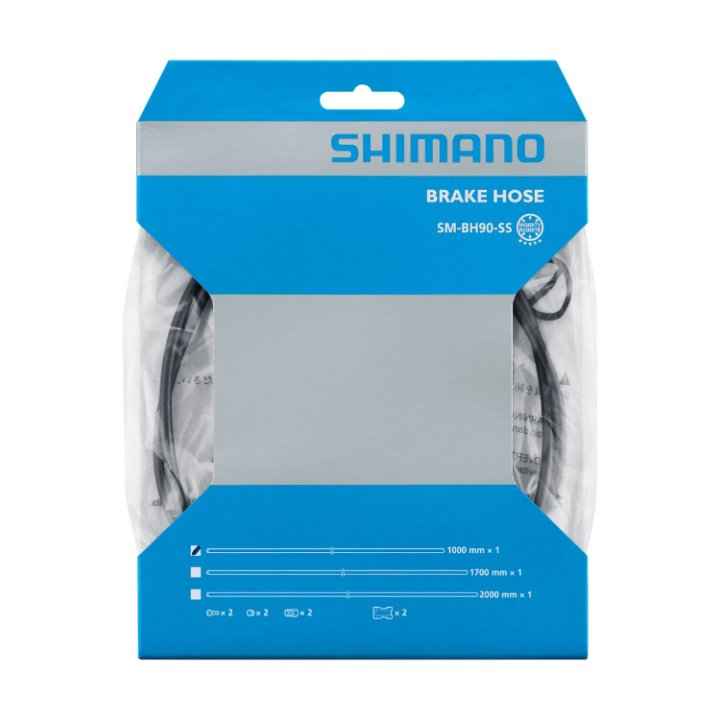SHIMANO Durite de frein à disque SM-BH90-SBLS Banjo 1700 mm