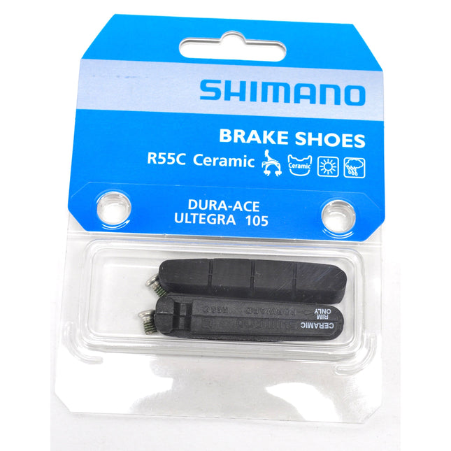 Patins de frein SHIMANO R55C4 Dura-Ace, Ultegra, 105 Céramique.