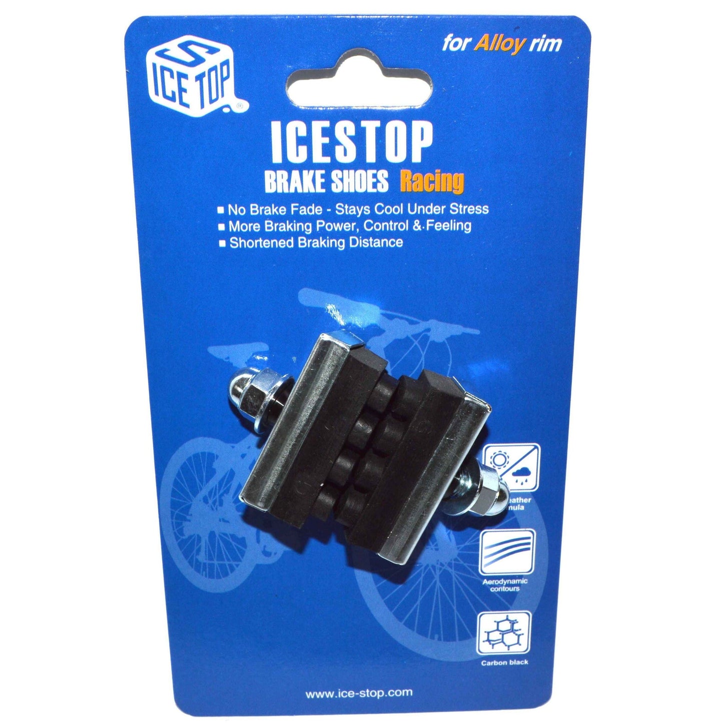 Patins de frein ICESTOP A2 vélo CITY / VINTAGE 35mm