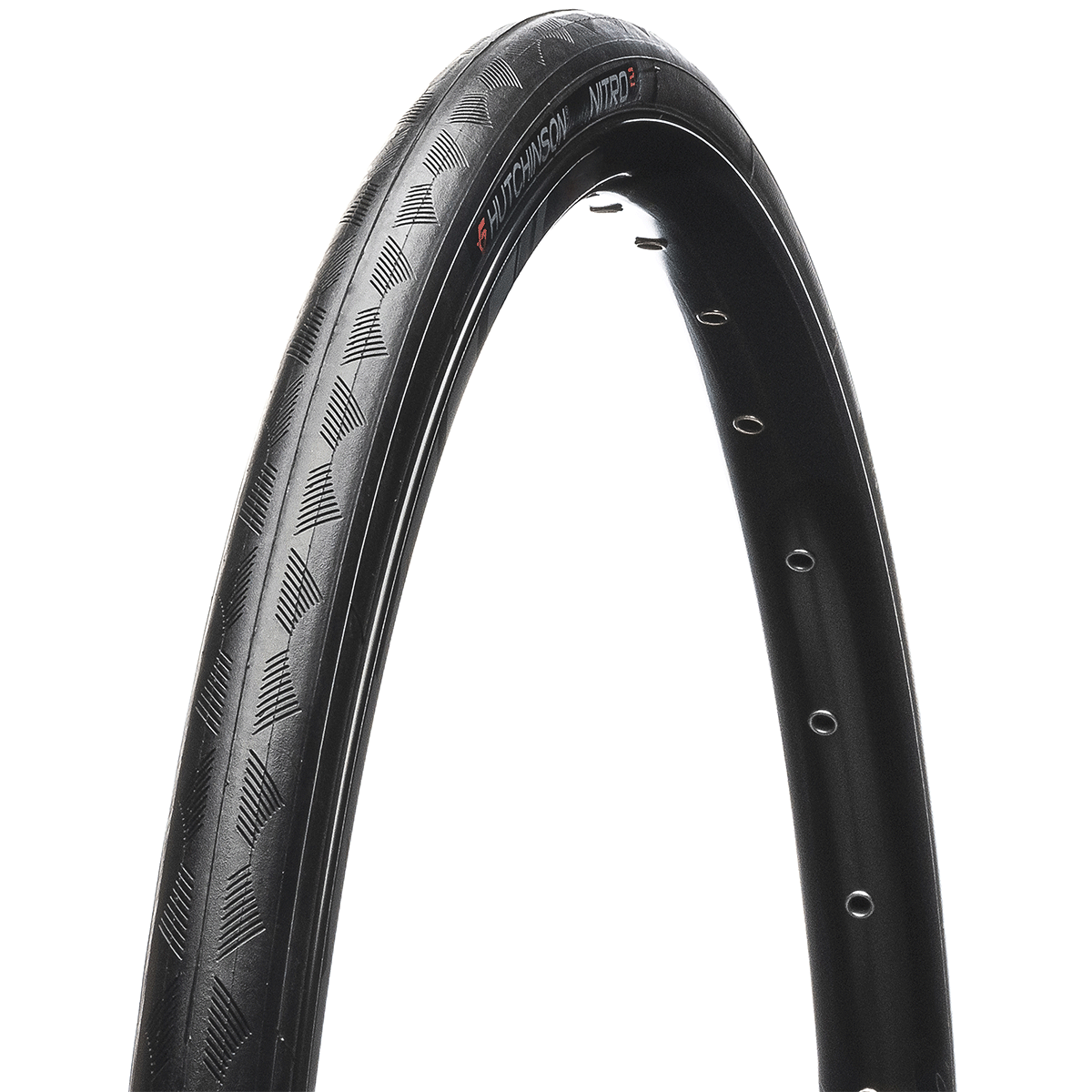 Hutchinson Nitro 2 700x25 Pneu vélo Tringle Rigide Noir