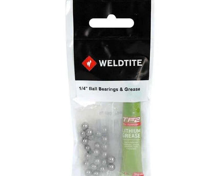 Billes Vélo 6,350 (1/4") Weldtite Avec Graisse (24 billes)