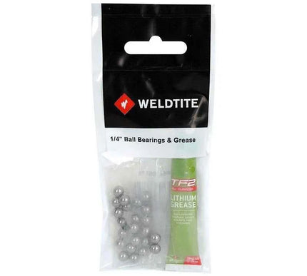 Billes Vélo 6,350 (1/4") Weldtite Avec Graisse (24 billes)