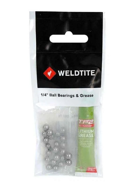 Billes Vélo 6,350 (1/4") Weldtite Avec Graisse (24 billes)