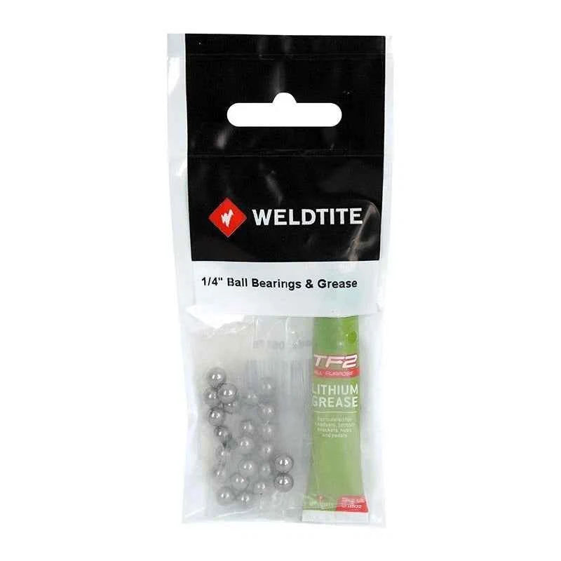 Billes Vélo 6,350 (1/4") Weldtite Avec Graisse (24 billes)