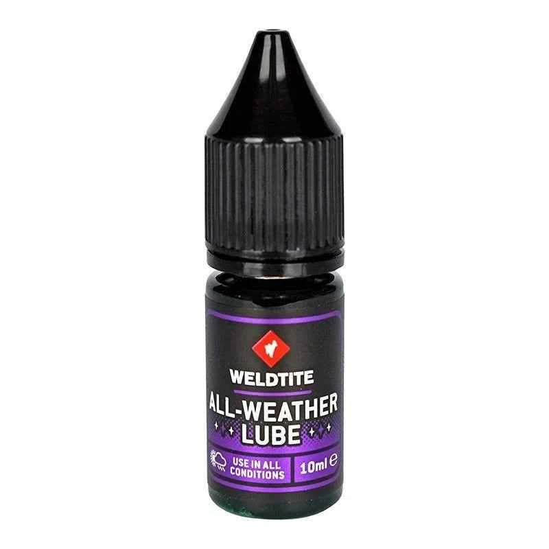 Lubrifiant / Huile Chaine Vélo Weldtite All Weather / Toutes Condition (10ml)
