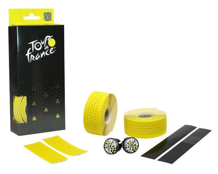 Ruban de Guidon Velox Tour de France Confort JAUNE Perforée - Guidoline