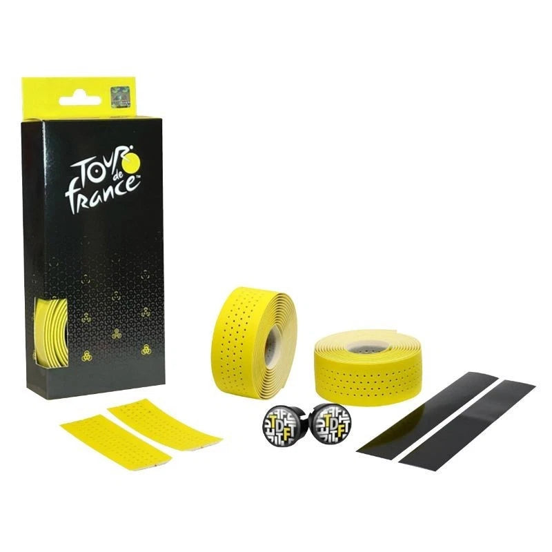 Ruban de Guidon Velox Tour de France Confort JAUNE Perforée - Guidoline