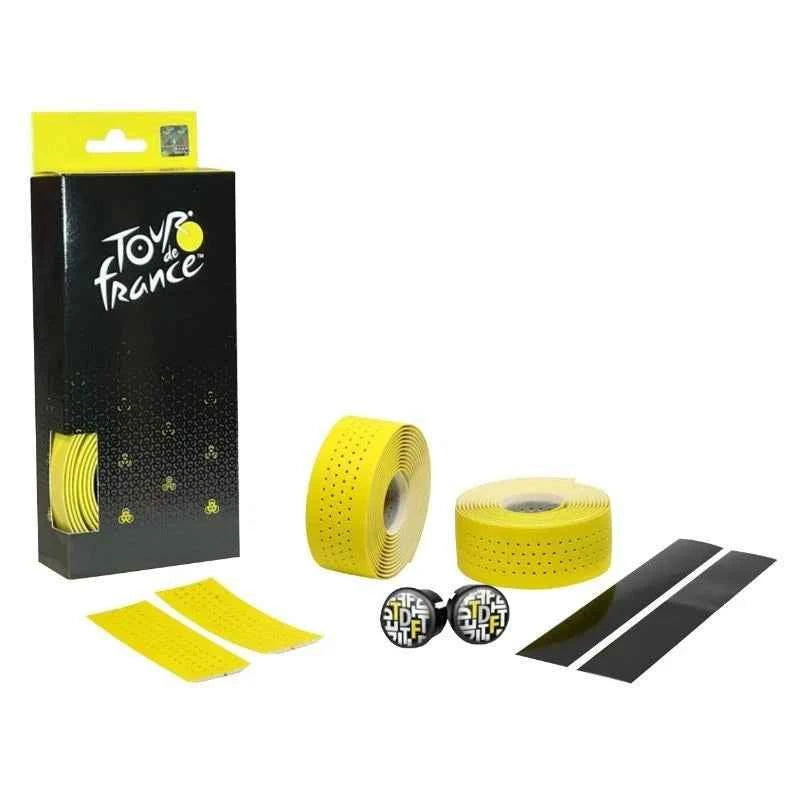 Ruban de Guidon Velox Tour de France Confort JAUNE Perforée - Guidoline