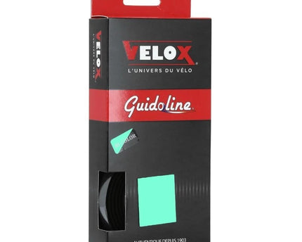 Ruban de Guidon Velox Maxi Cork Bicolor Noir / Vert Bianchi - Guidoline