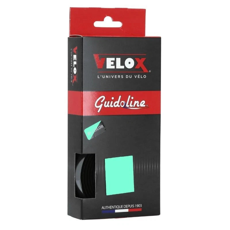 Ruban de Guidon Velox Maxi Cork Bicolor Noir / Vert Bianchi - Guidoline