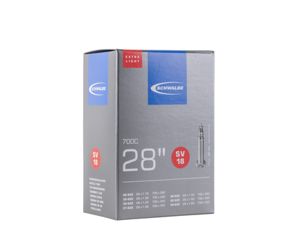 Chambre à air Schwalbe Extralight N°18 28/44-622 SV40 Presta 40mm (vrac)