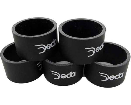 Kit 5 entretoises DEDA carbone 1" 1/8 H 20mm