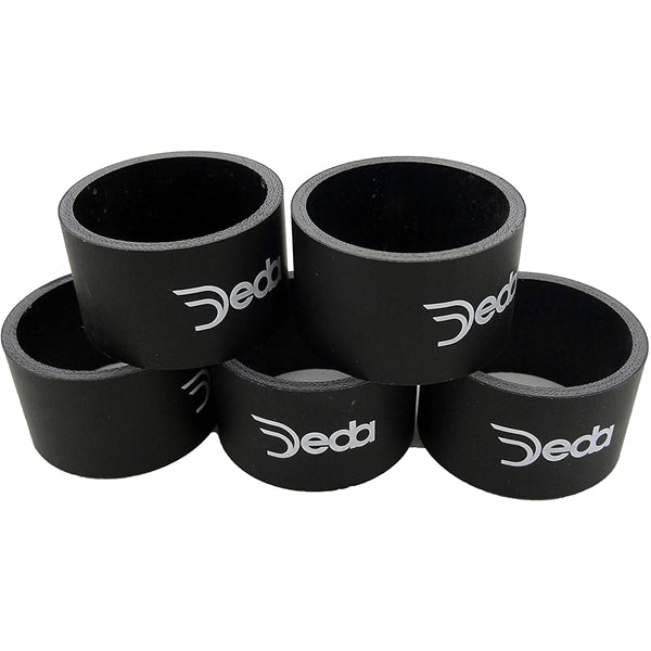 Kit 5 entretoises DEDA carbone 1" 1/8 H 20mm