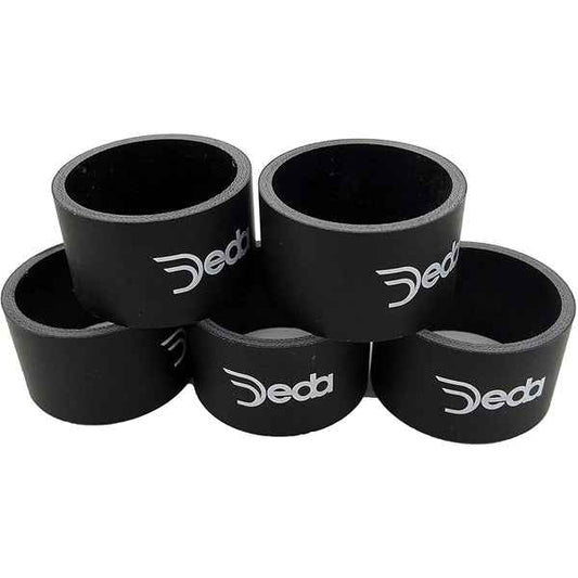 Kit 5 entretoises DEDA carbone 1" 1/8 H 20mm